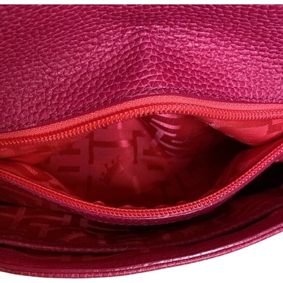 Elaine Turner Pink and‎ Gold Leather Clutch Envelope Magnetic Closure - Picture 7 of 9